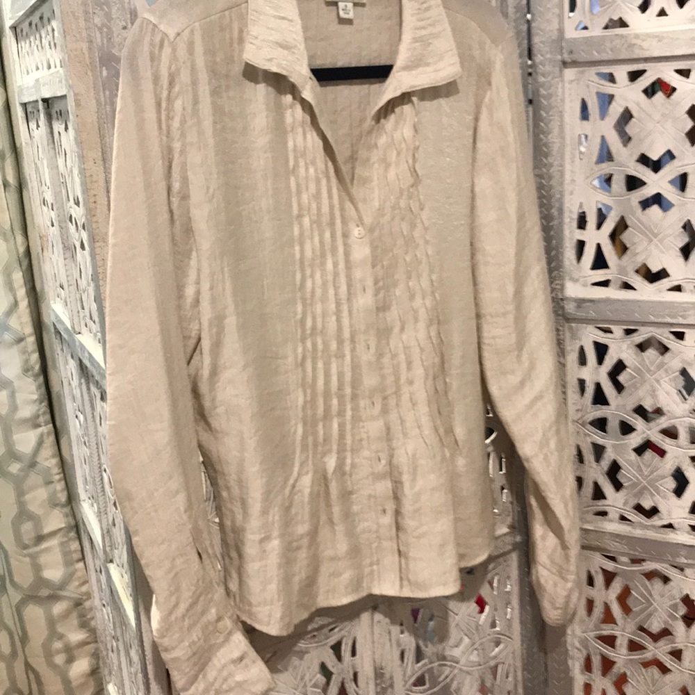 Cream blouse